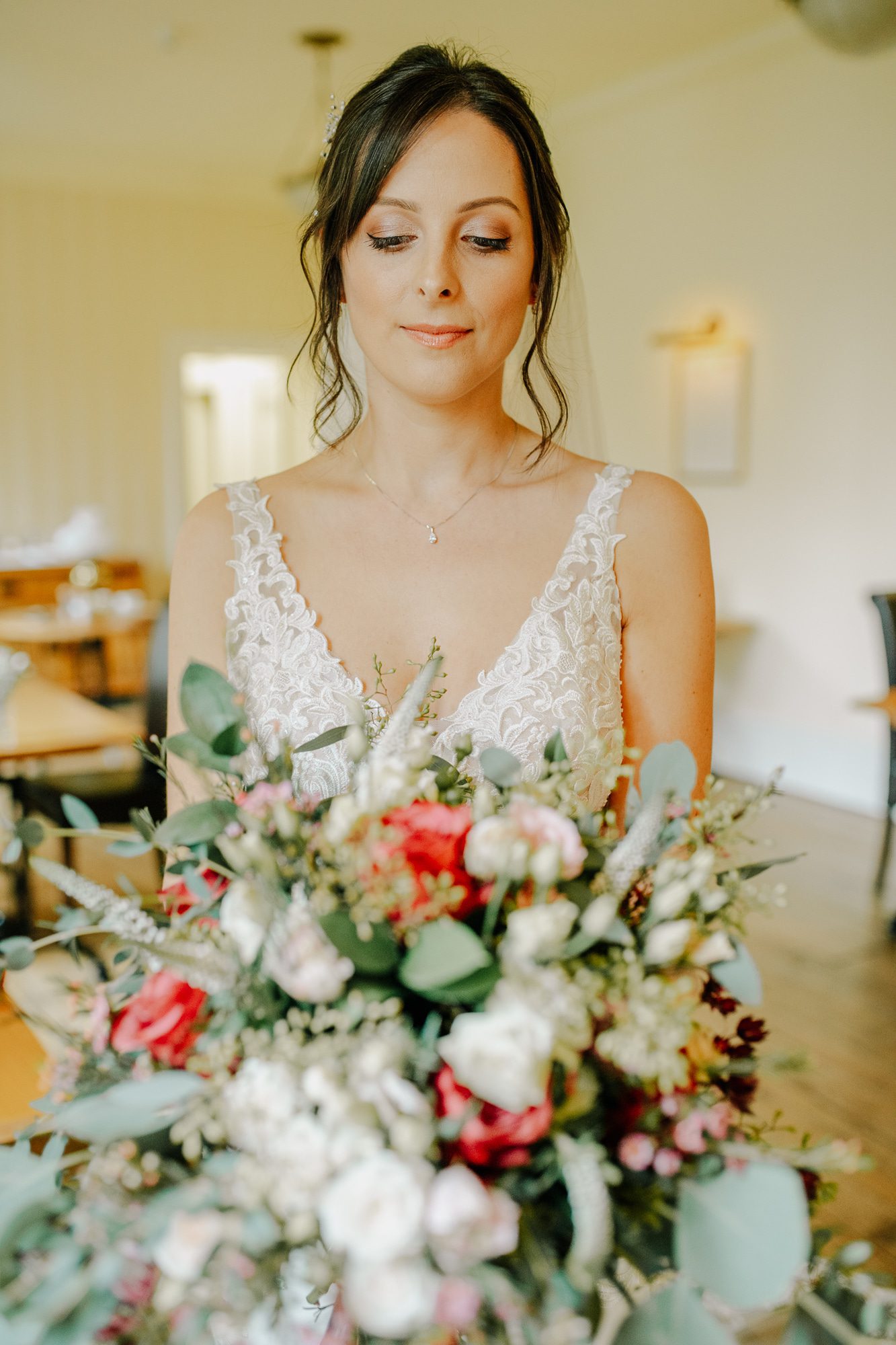 Sophie marries Ben in Essense of Australia | Bridal Boutique Warwickshire